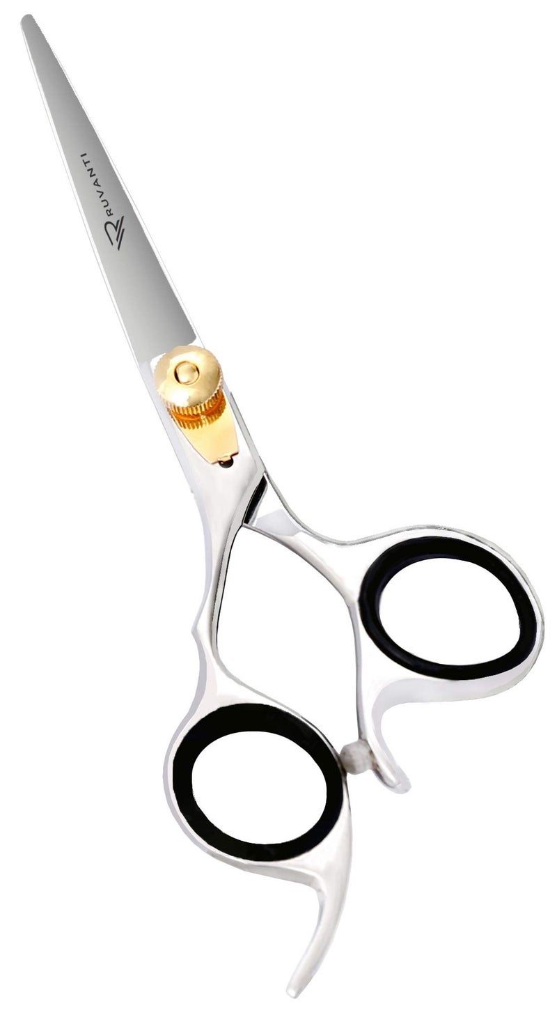Ruvanti Left Handed Hair Cutting Scissors 6.5â€ - Professional Shears, Sharp Hairdressing/Haircutting Scissors for Men/Women - Image 1